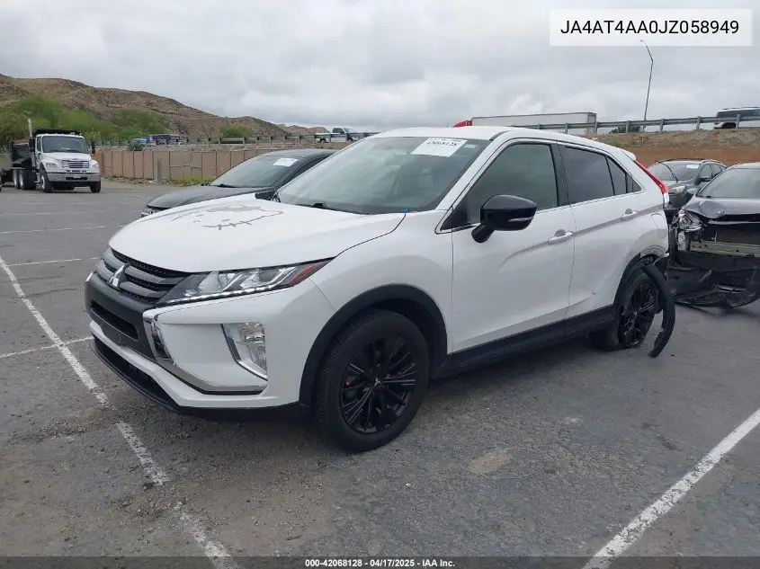 2018 Mitsubishi Eclipse Cross Le VIN: JA4AT4AA0JZ058949 Lot: 42068128