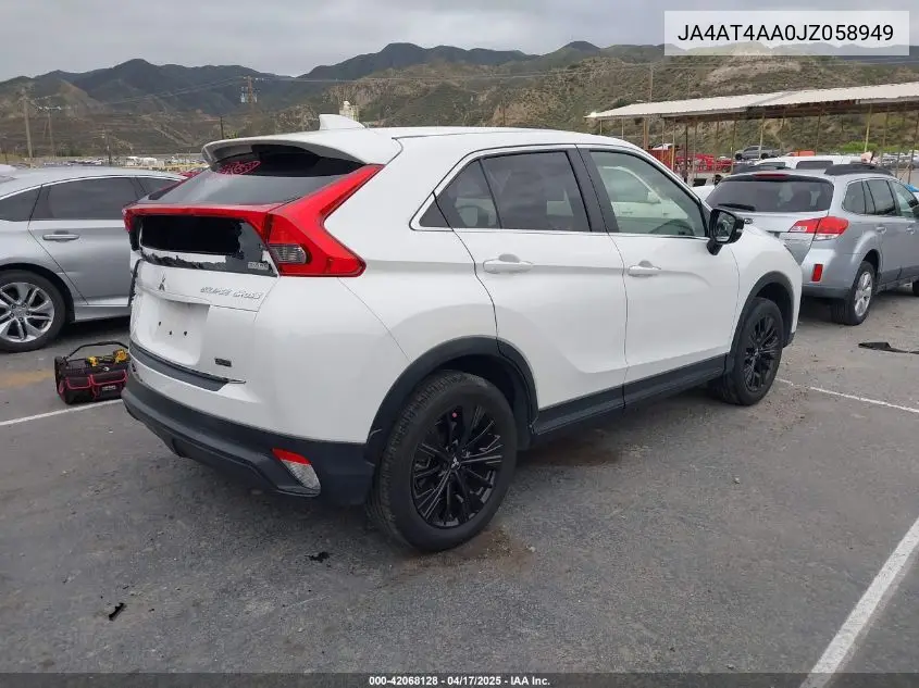 2018 Mitsubishi Eclipse Cross Le VIN: JA4AT4AA0JZ058949 Lot: 42068128