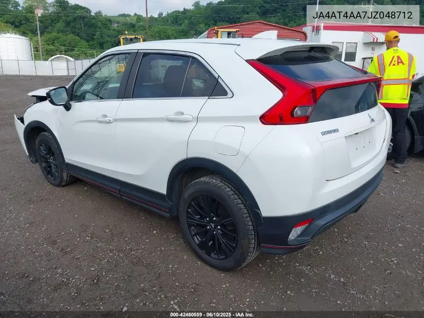 2018 Mitsubishi Eclipse Cross Le VIN: JA4AT4AA7JZ048712 Lot: 42460559