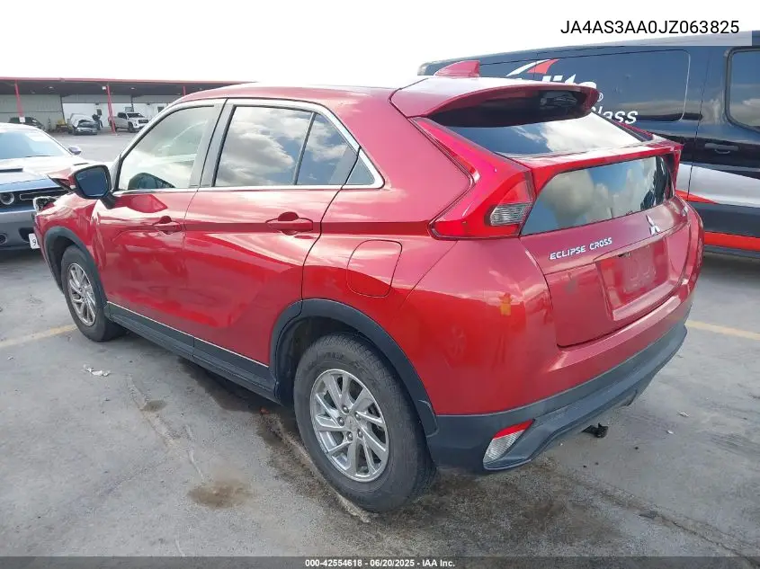 2018 Mitsubishi Eclipse Cross Es VIN: JA4AS3AA0JZ063825 Lot: 42554618