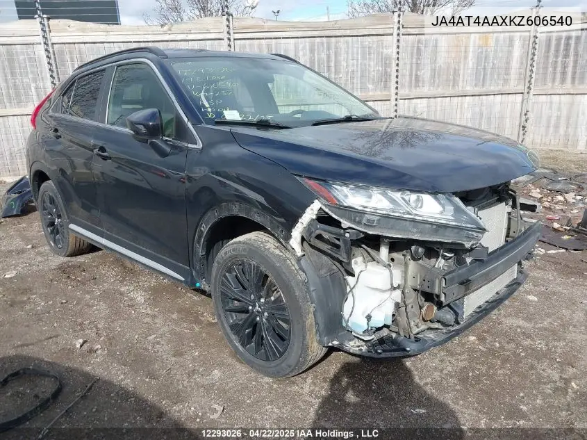 2019 Mitsubishi Eclipse Cross Gt/Se VIN: JA4AT4AAXKZ606540 Lot: 12293026
