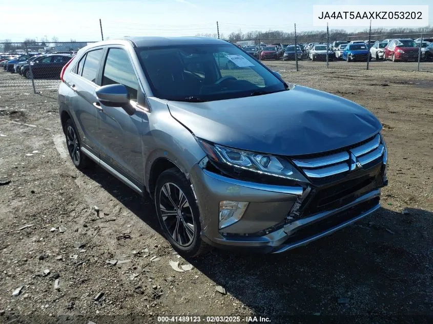 2019 Mitsubishi Eclipse Cross Se VIN: JA4AT5AAXKZ053202 Lot: 41489123