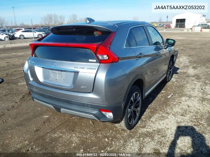 2019 Mitsubishi Eclipse Cross Se VIN: JA4AT5AAXKZ053202 Lot: 41489123