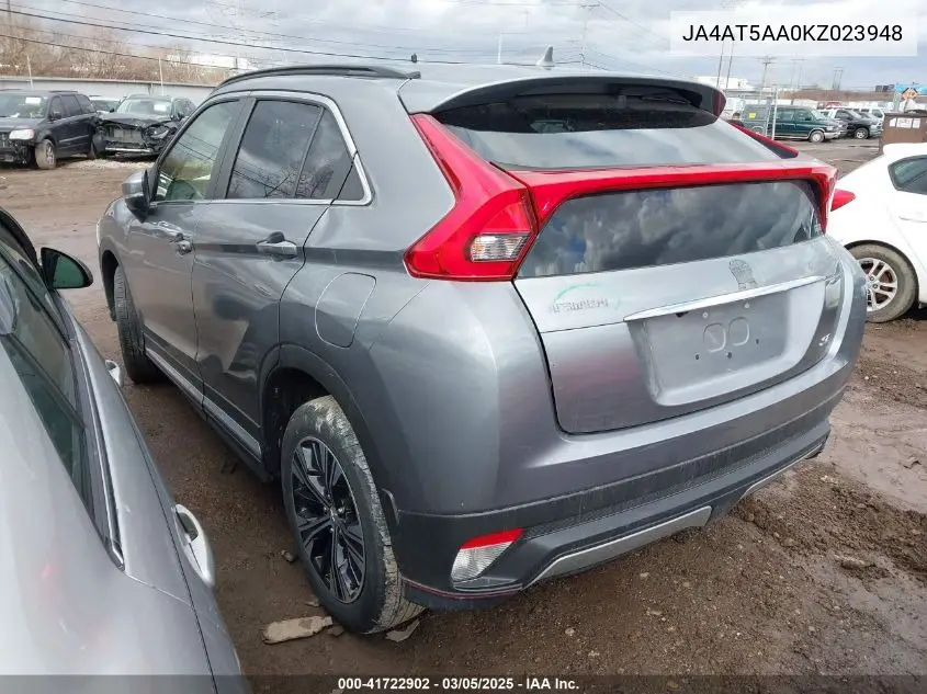 2019 Mitsubishi Eclipse Cross Se VIN: JA4AT5AA0KZ023948 Lot: 41722902