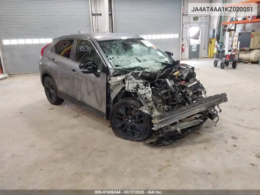 2019 Mitsubishi Eclipse Cross Le VIN: JA4AT4AA1KZ020051 Lot: 41806344