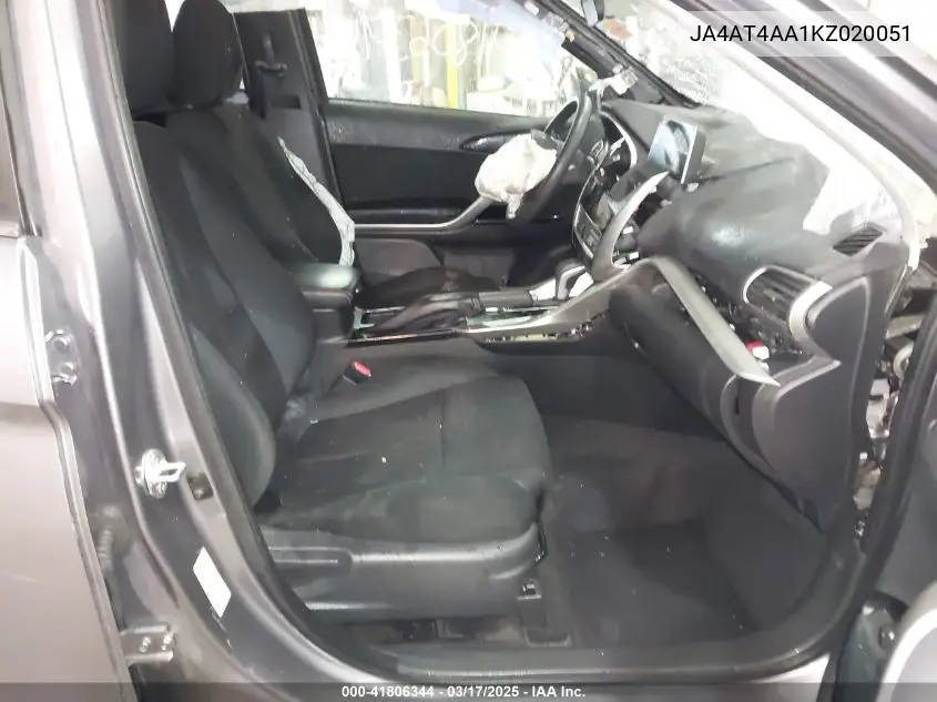 2019 Mitsubishi Eclipse Cross Le VIN: JA4AT4AA1KZ020051 Lot: 41806344