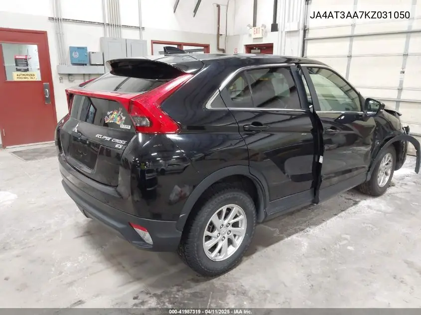 2019 Mitsubishi Eclipse Cross Es VIN: JA4AT3AA7KZ031050 Lot: 41987319