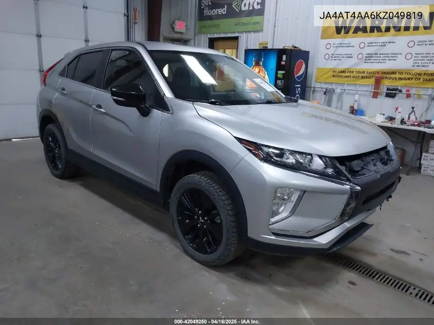 2019 Mitsubishi Eclipse Cross Le VIN: JA4AT4AA6KZ049819 Lot: 42049250