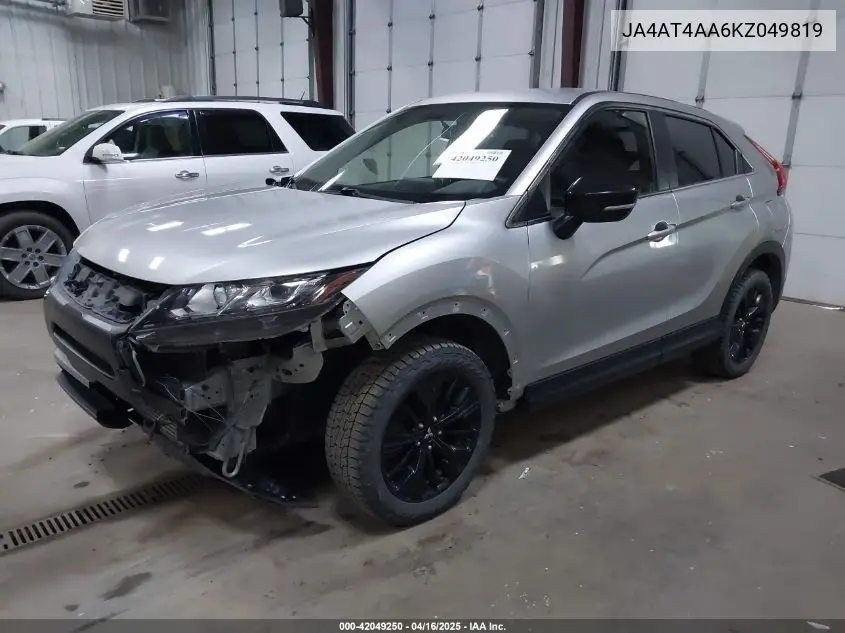 2019 Mitsubishi Eclipse Cross Le VIN: JA4AT4AA6KZ049819 Lot: 42049250
