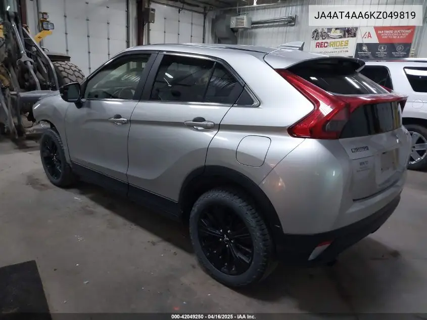 2019 Mitsubishi Eclipse Cross Le VIN: JA4AT4AA6KZ049819 Lot: 42049250