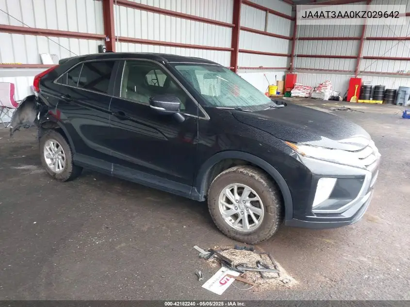 2019 Mitsubishi Eclipse Cross Es VIN: JA4AT3AA0KZ029642 Lot: 42182240