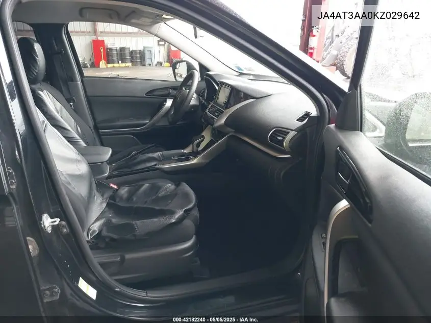 2019 Mitsubishi Eclipse Cross Es VIN: JA4AT3AA0KZ029642 Lot: 42182240