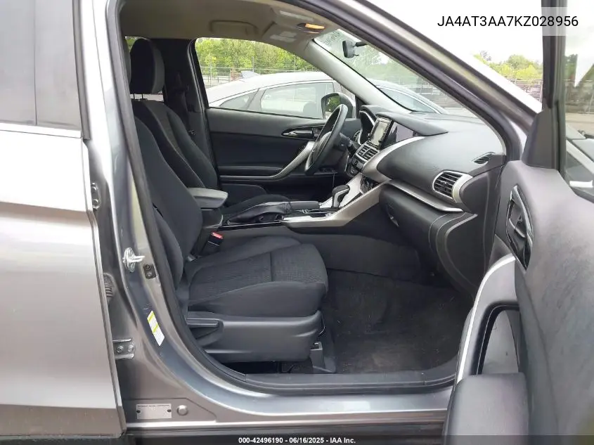 2019 Mitsubishi Eclipse Cross Es VIN: JA4AT3AA7KZ028956 Lot: 42496190