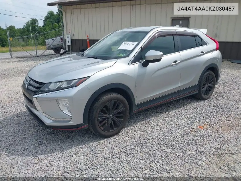 2019 Mitsubishi Eclipse Cross Sp VIN: JA4AT4AA0KZ030487 Lot: 42504055