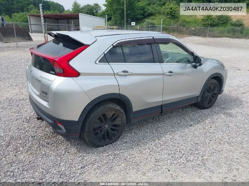 2019 Mitsubishi Eclipse Cross Sp VIN: JA4AT4AA0KZ030487 Lot: 42504055