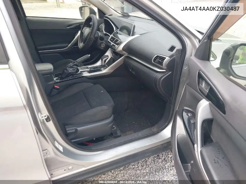 2019 Mitsubishi Eclipse Cross Sp VIN: JA4AT4AA0KZ030487 Lot: 42504055