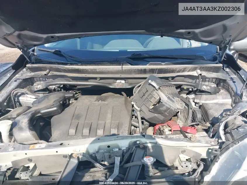 2019 Mitsubishi Eclipse Cross Es VIN: JA4AT3AA3KZ002306 Lot: 42535424
