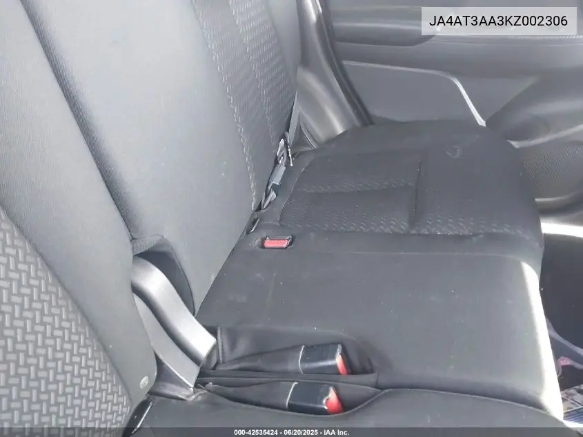 2019 Mitsubishi Eclipse Cross Es VIN: JA4AT3AA3KZ002306 Lot: 42535424