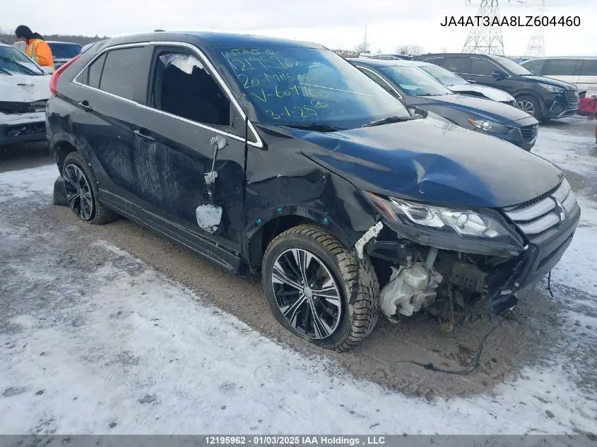 2020 Mitsubishi Eclipse Cross Es VIN: JA4AT3AA8LZ604460 Lot: 12195962
