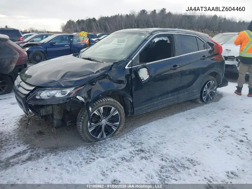 2020 Mitsubishi Eclipse Cross Es VIN: JA4AT3AA8LZ604460 Lot: 12195962