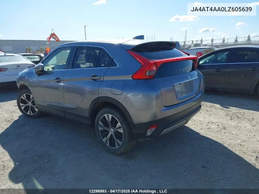 2020 Mitsubishi Eclipse Cross Le/Sp VIN: JA4AT4AA0LZ605639 Lot: 12296983