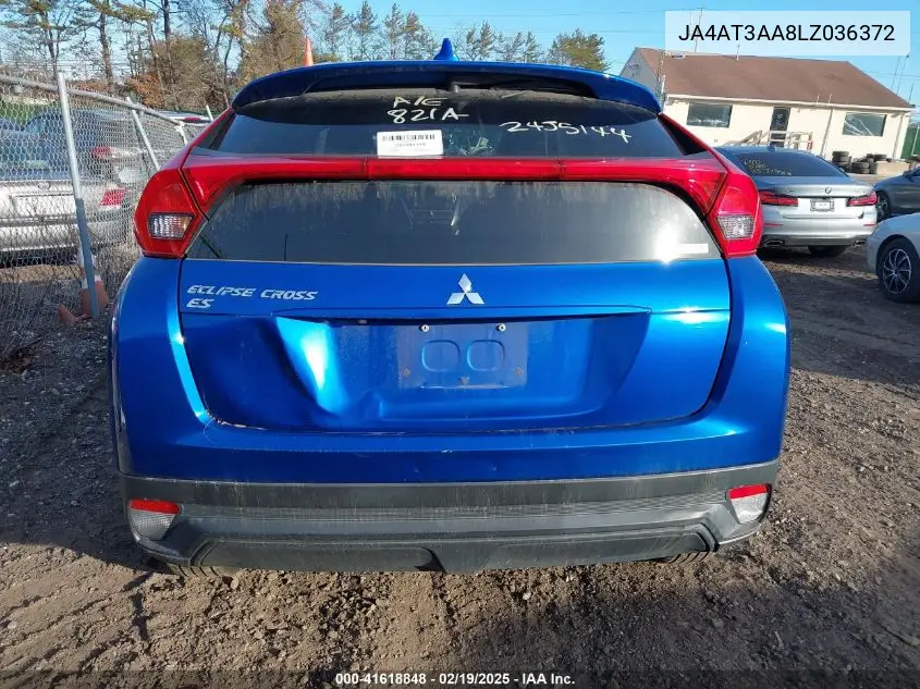 2020 Mitsubishi Eclipse Cross Es 1.5T Awc VIN: JA4AT3AA8LZ036372 Lot: 41618848