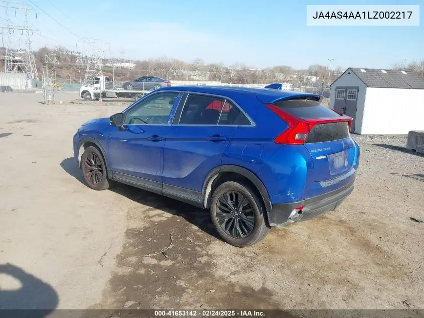 2020 Mitsubishi Eclipse Cross Le 1.5T VIN: JA4AS4AA1LZ002217 Lot: 41653142