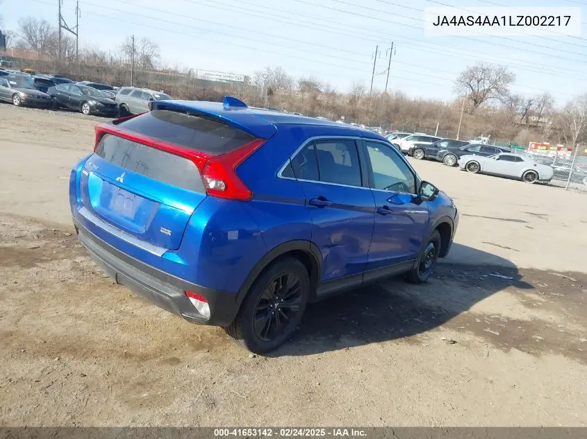 2020 Mitsubishi Eclipse Cross Le 1.5T VIN: JA4AS4AA1LZ002217 Lot: 41653142