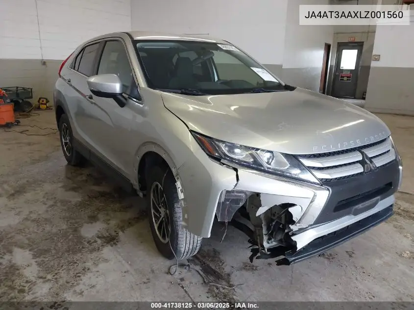 2020 Mitsubishi Eclipse Cross Es 1.5T Awc VIN: JA4AT3AAXLZ001560 Lot: 41738125