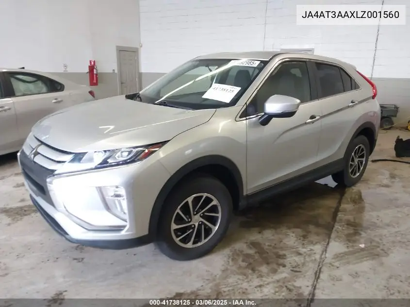 2020 Mitsubishi Eclipse Cross Es 1.5T Awc VIN: JA4AT3AAXLZ001560 Lot: 41738125