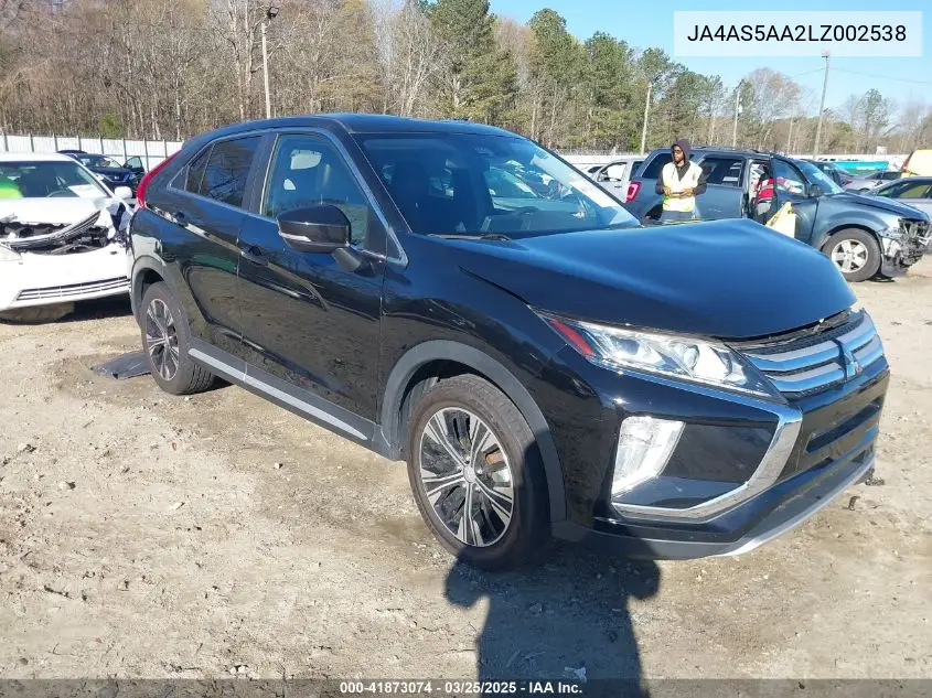 2020 Mitsubishi Eclipse Cross Se 1.5T/Sel 1.5T VIN: JA4AS5AA2LZ002538 Lot: 41873074