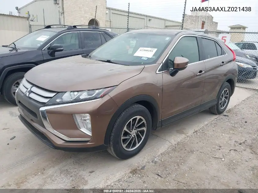 2020 Mitsubishi Eclipse Cross Es 1.5T VIN: JA4AS3AAXLZ021438 Lot: 41900181