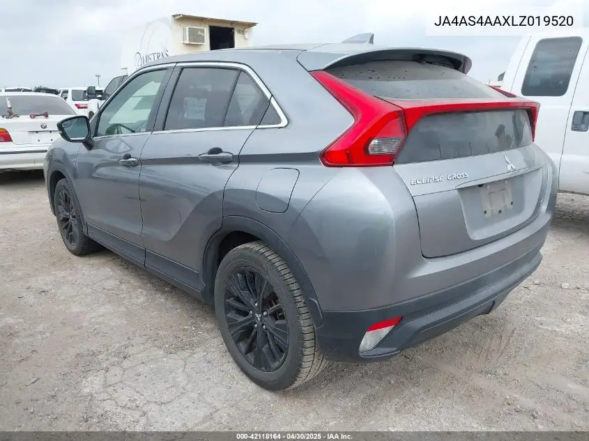2020 Mitsubishi Eclipse Cross Le 1.5T VIN: JA4AS4AAXLZ019520 Lot: 42118164