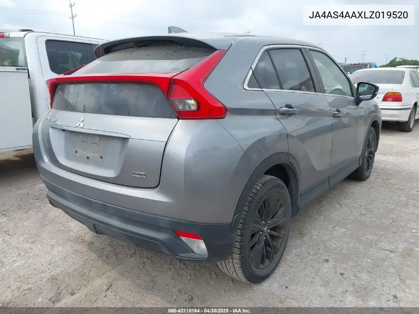 2020 Mitsubishi Eclipse Cross Le 1.5T VIN: JA4AS4AAXLZ019520 Lot: 42118164