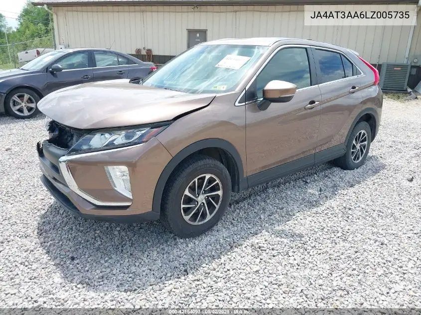 2020 Mitsubishi Eclipse Cross Es 1.5T Awc VIN: JA4AT3AA6LZ005735 Lot: 42154097