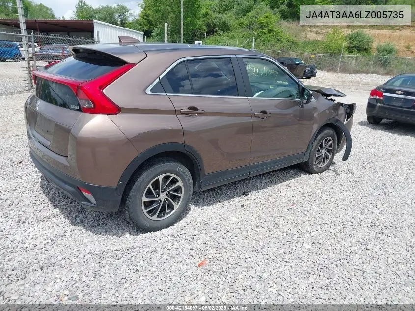 2020 Mitsubishi Eclipse Cross Es 1.5T Awc VIN: JA4AT3AA6LZ005735 Lot: 42154097