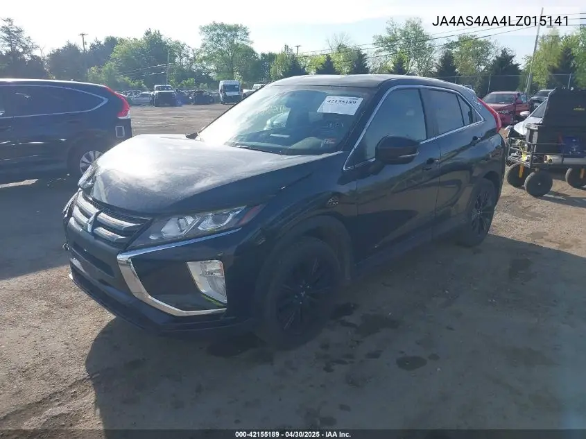 2020 Mitsubishi Eclipse Cross Le 1.5T/Se 1.5T/Sp 1.5T VIN: JA4AS4AA4LZ015141 Lot: 42155189