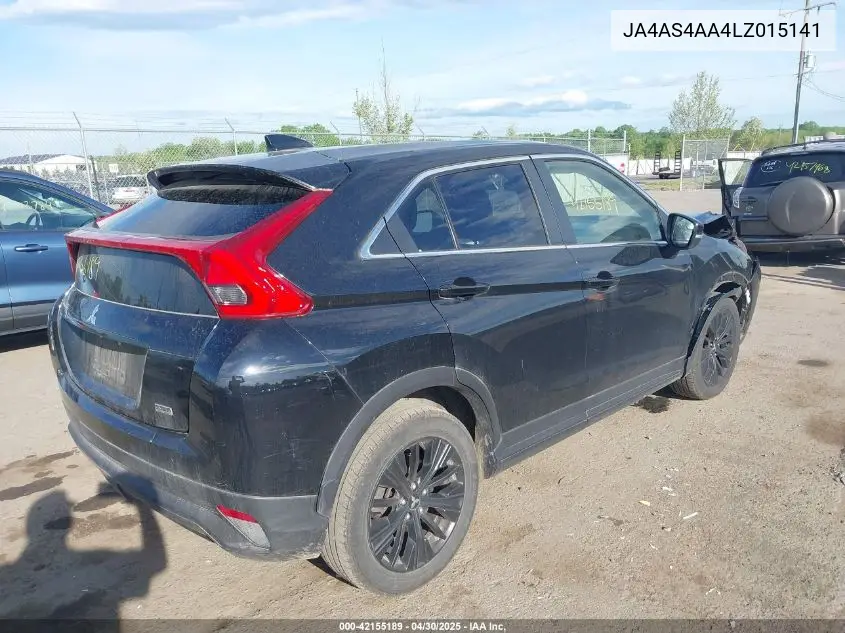 2020 Mitsubishi Eclipse Cross Le 1.5T/Se 1.5T/Sp 1.5T VIN: JA4AS4AA4LZ015141 Lot: 42155189