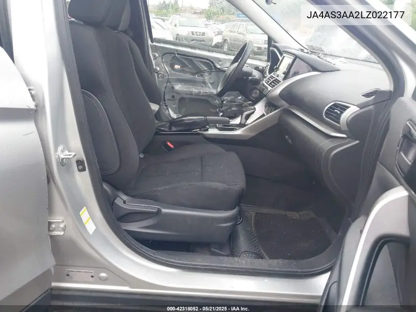 2020 Mitsubishi Eclipse Cross Es 1.5T VIN: JA4AS3AA2LZ022177 Lot: 42318052