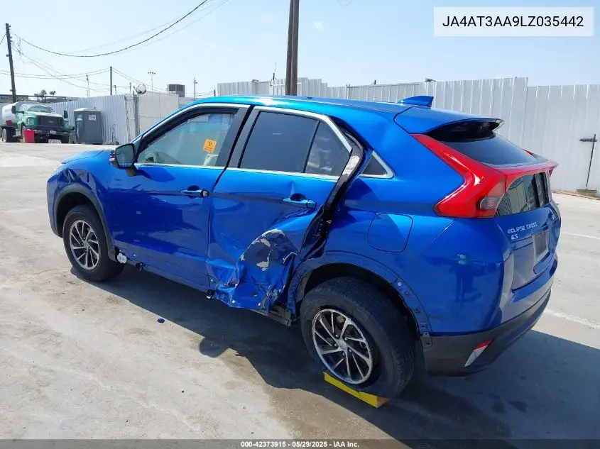 2020 Mitsubishi Eclipse Cross Es 1.5T Awc VIN: JA4AT3AA9LZ035442 Lot: 42373915