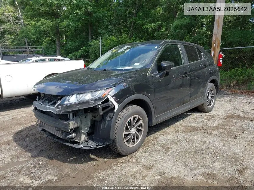 2020 Mitsubishi Eclipse Cross Es 1.5T Awc VIN: JA4AT3AA5LZ026642 Lot: 42387742