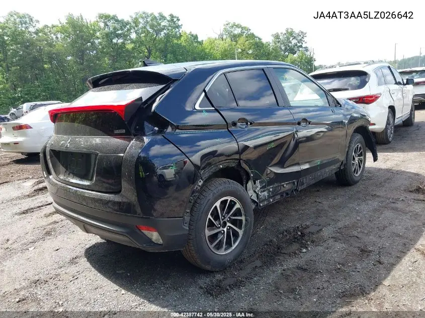 2020 Mitsubishi Eclipse Cross Es 1.5T Awc VIN: JA4AT3AA5LZ026642 Lot: 42387742