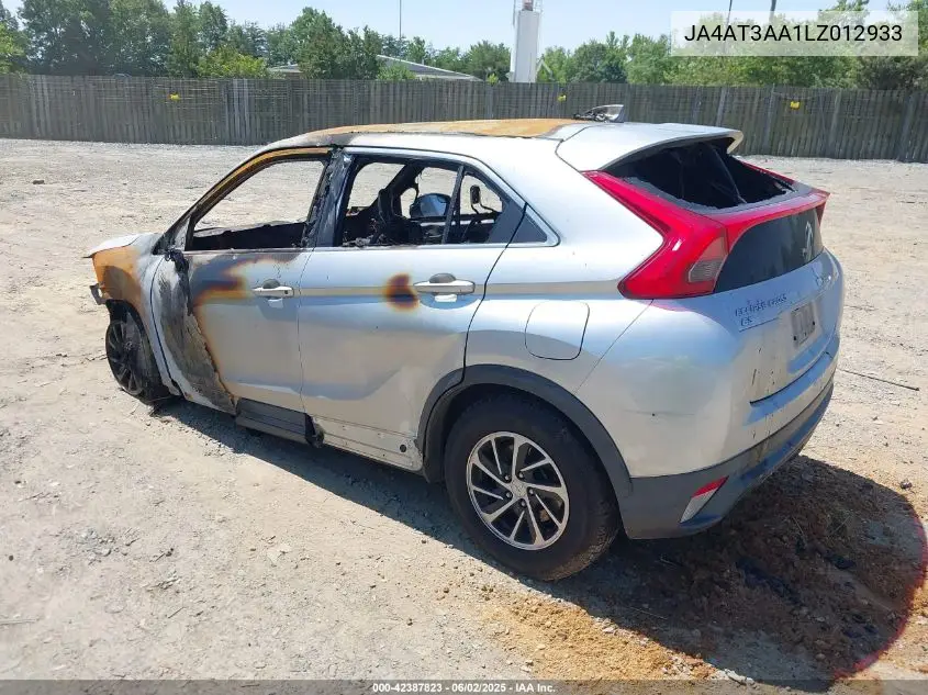 2020 Mitsubishi Eclipse Cross Es 1.5T Awc VIN: JA4AT3AA1LZ012933 Lot: 42387823