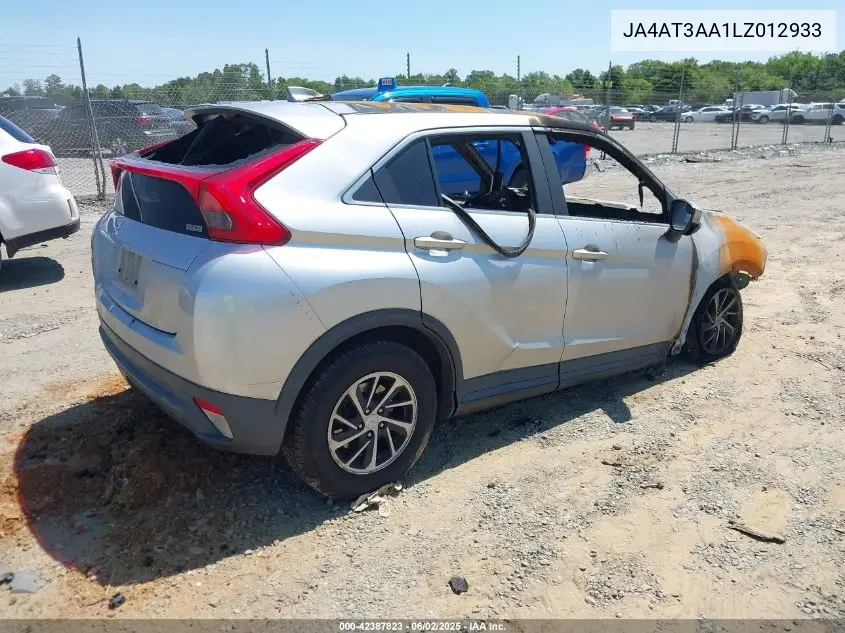 2020 Mitsubishi Eclipse Cross Es 1.5T Awc VIN: JA4AT3AA1LZ012933 Lot: 42387823