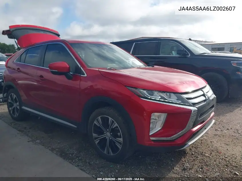 2020 Mitsubishi Eclipse Cross Sel 1.5T VIN: JA4AS5AA6LZ002607 Lot: 42506260