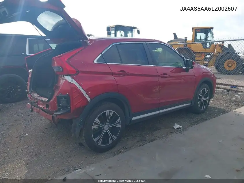 2020 Mitsubishi Eclipse Cross Sel 1.5T VIN: JA4AS5AA6LZ002607 Lot: 42506260