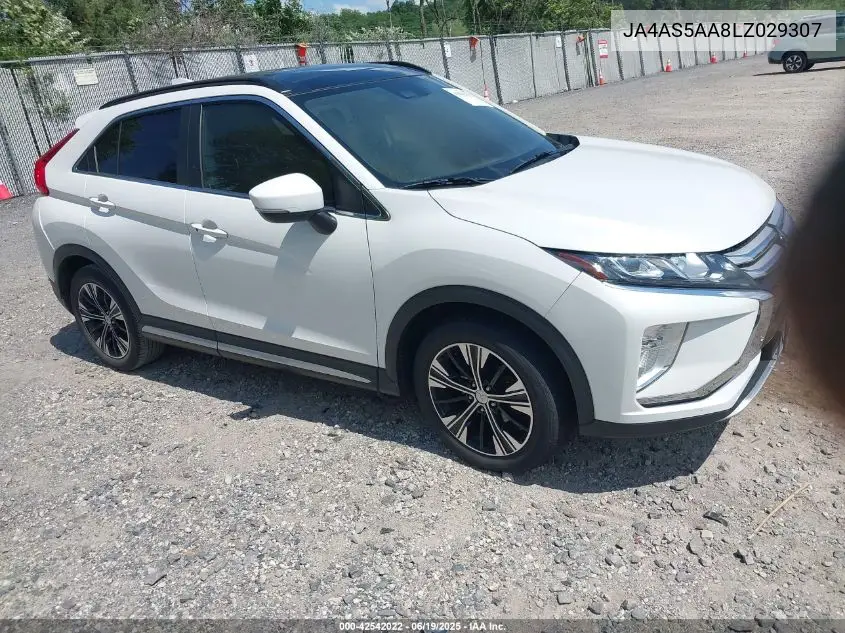 2020 Mitsubishi Eclipse Cross Se 1.5T VIN: JA4AS5AA8LZ029307 Lot: 42542022