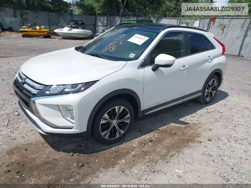 2020 Mitsubishi Eclipse Cross Se 1.5T VIN: JA4AS5AA8LZ029307 Lot: 42542022
