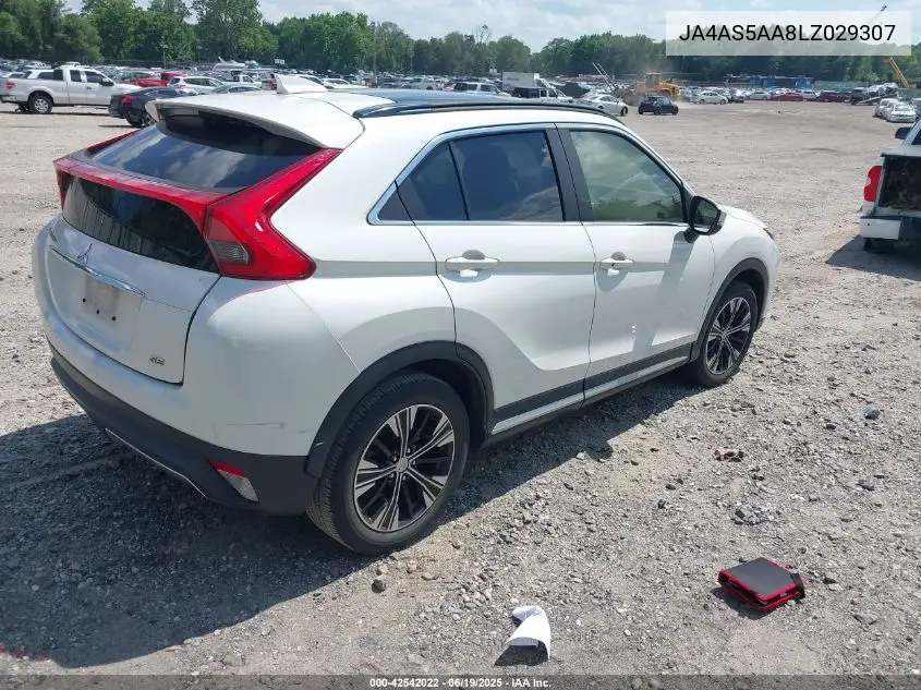 2020 Mitsubishi Eclipse Cross Se 1.5T VIN: JA4AS5AA8LZ029307 Lot: 42542022