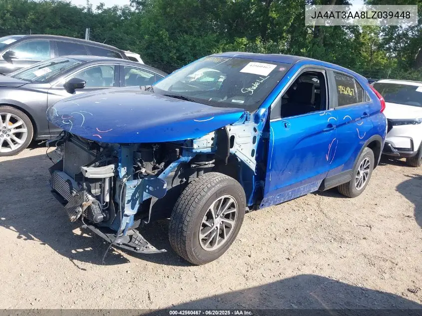 2020 Mitsubishi Eclipse Cross Es 1.5T Awc VIN: JA4AT3AA8LZ039448 Lot: 42560467